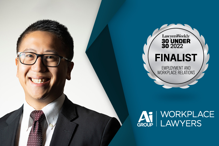 Ai Group Workplace Lawyers young gun a finalist in prestigious awards